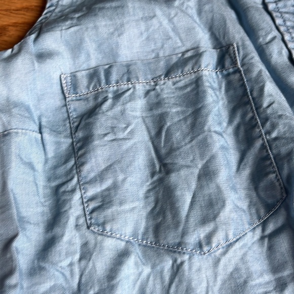Chambray collared tank - Picture 3 of 5